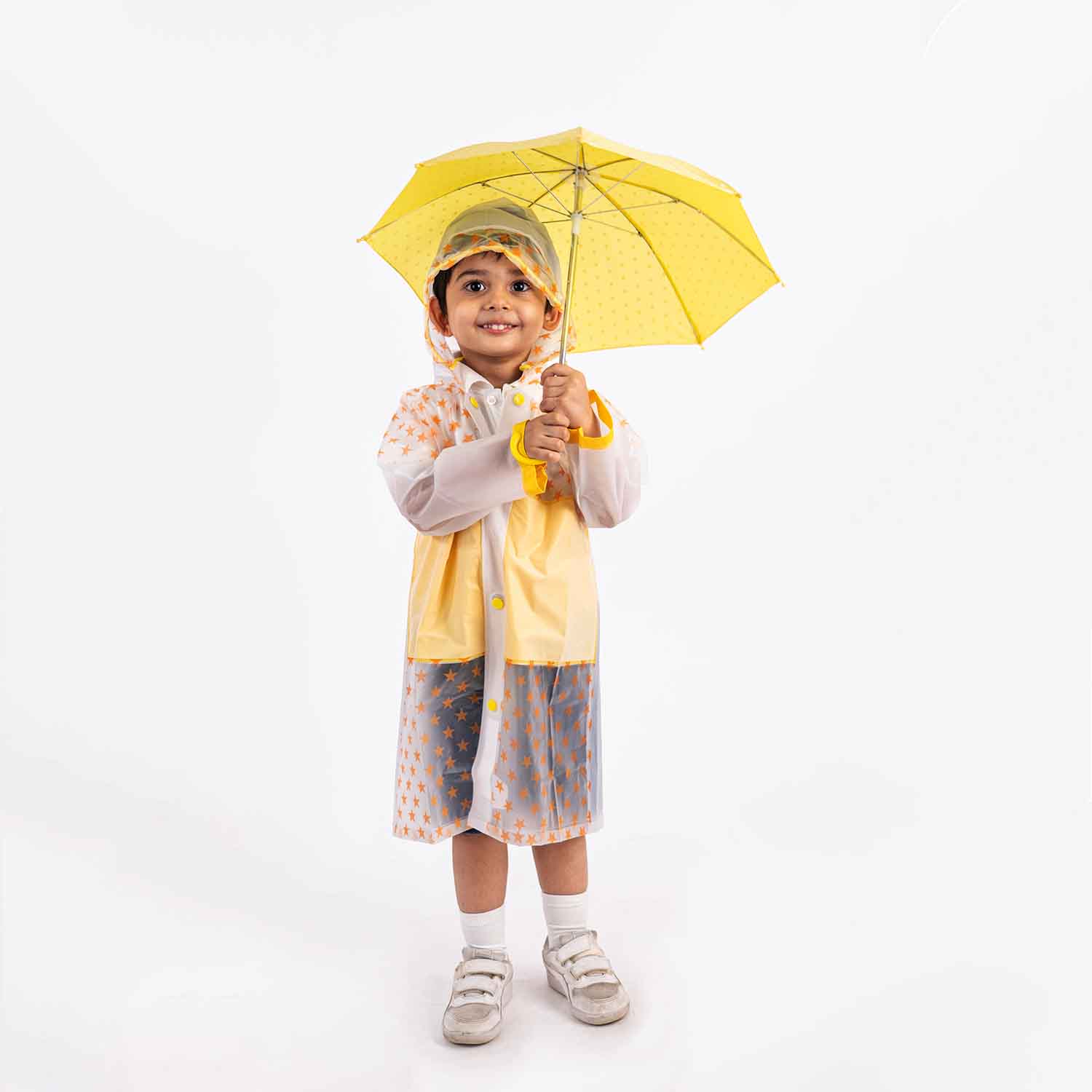 Splish Splash water-proof Kids Raincoat,Yellow (2-5Y) - Raincoat | haus & kinder