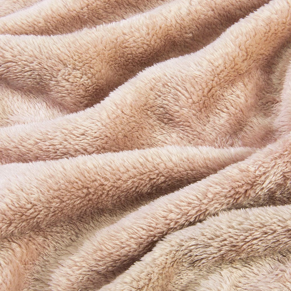 Super Soft Plush Baby hooded Flannel Blanket, Brown