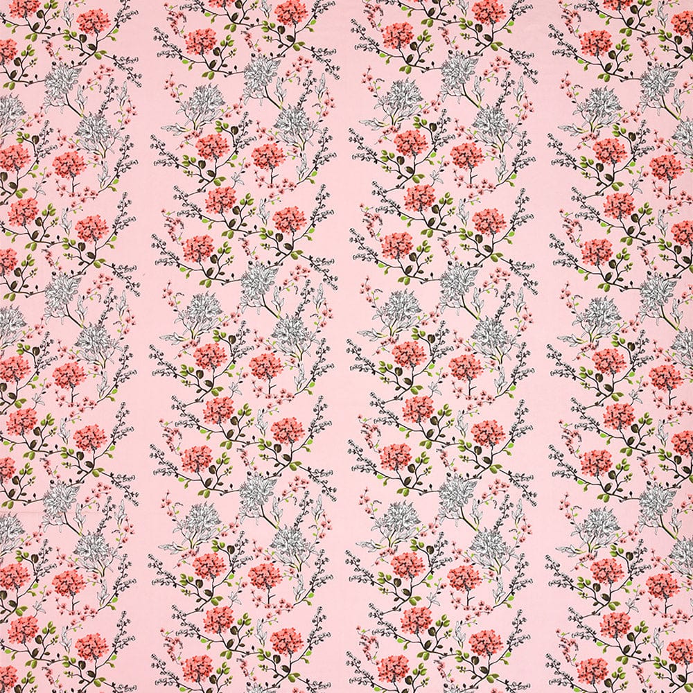 Victorian Summer Dream, 100% Cotton Double Size Bedsheet, 186 TC