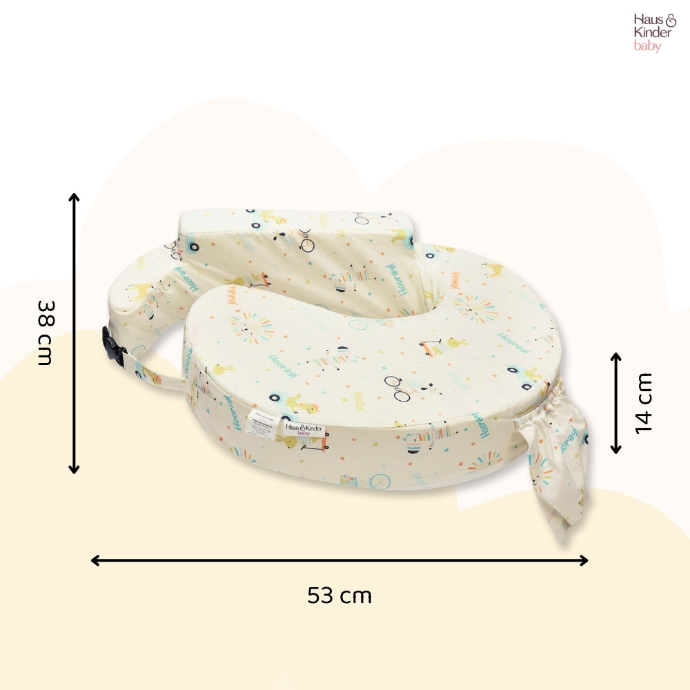 Animal Circus Feeding Pillow- Posture Support With Pocket