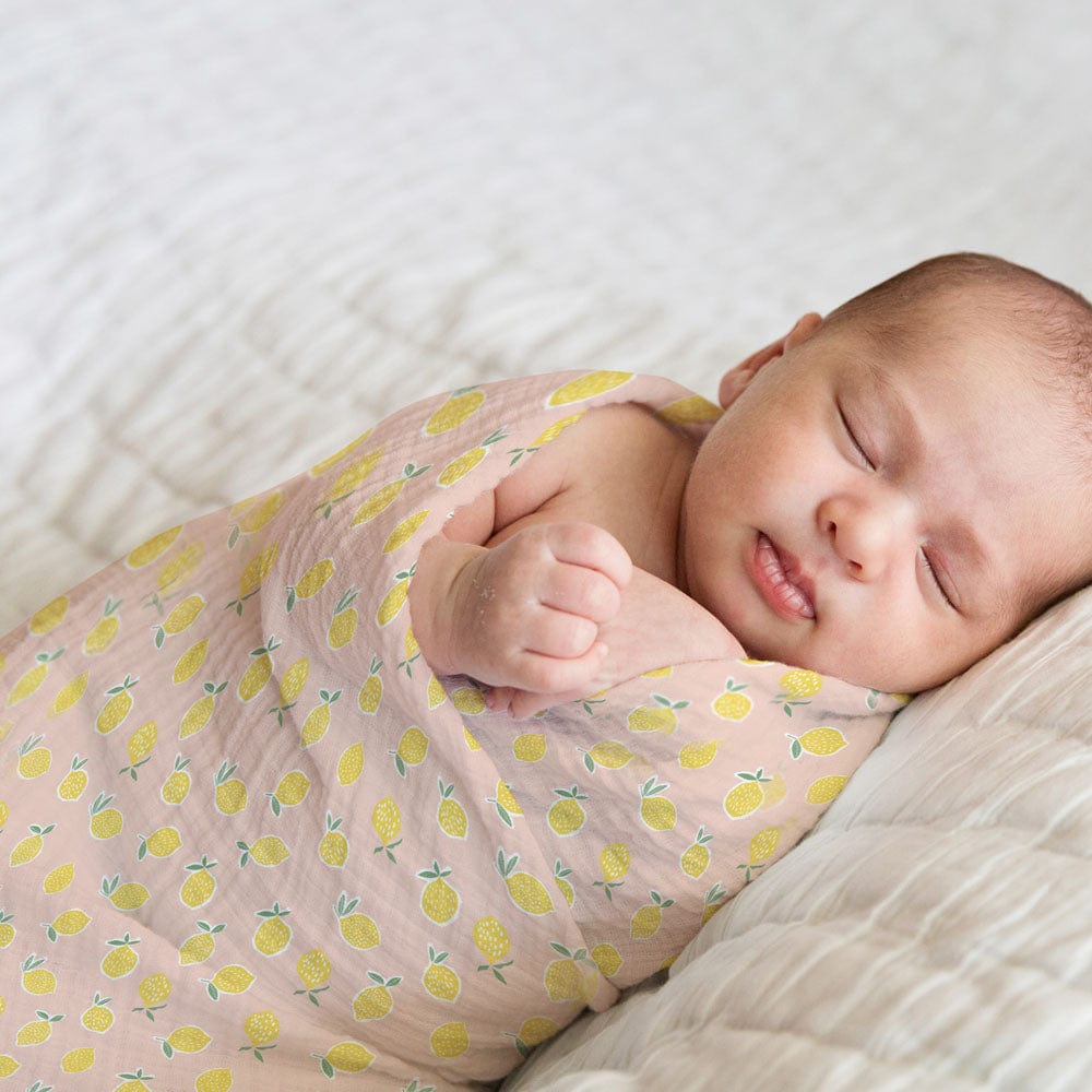 Citrus groove Collection 100% Cotton Muslin Swaddle Pack Of 3