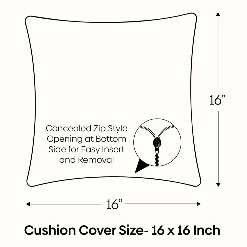 Gold Foil Printed Cotton Velvet Cushion Covers, set of 3 , Bright Bliss