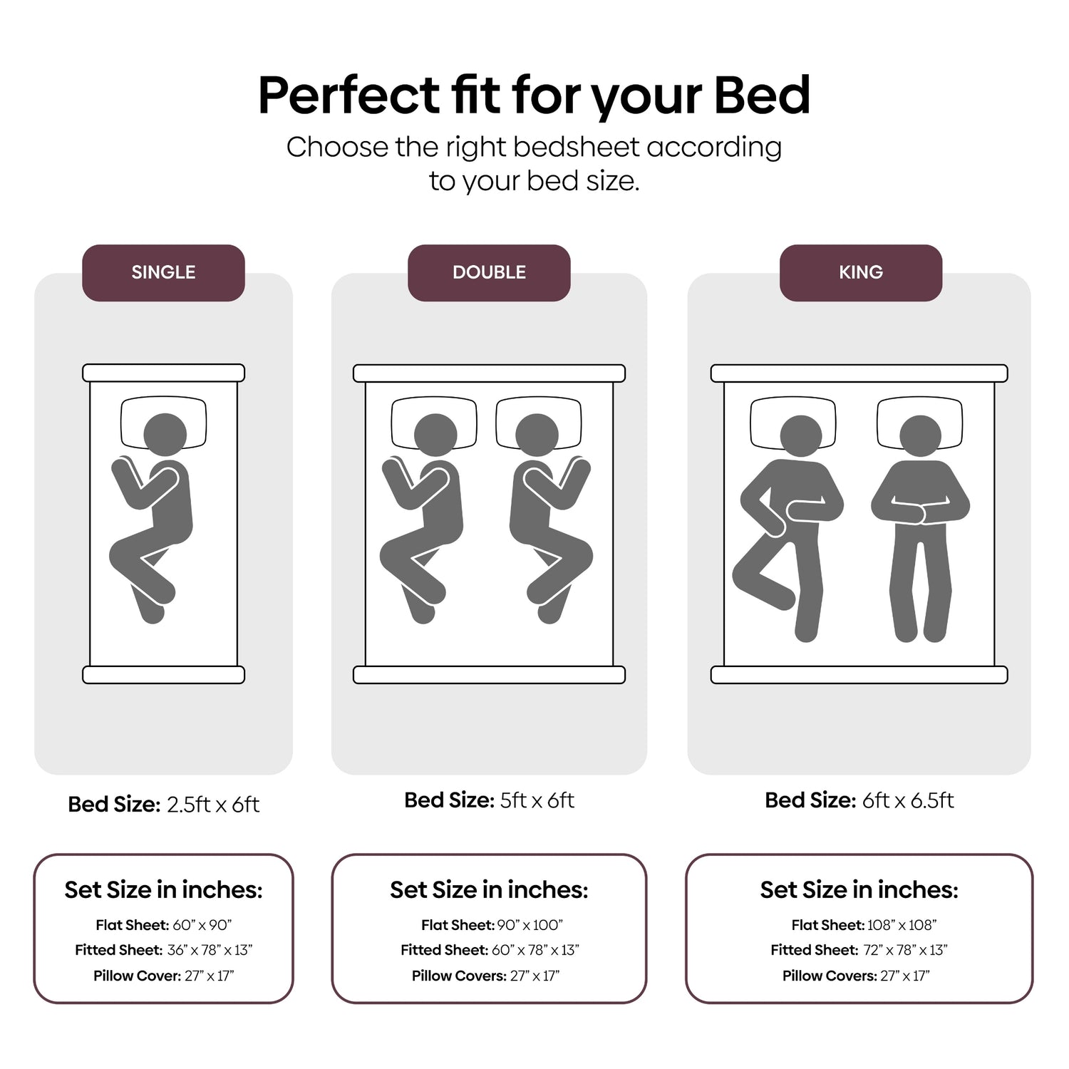 Bloomfield Dawn Combed Cotton Double Fitted Bedsheet, 186 TC