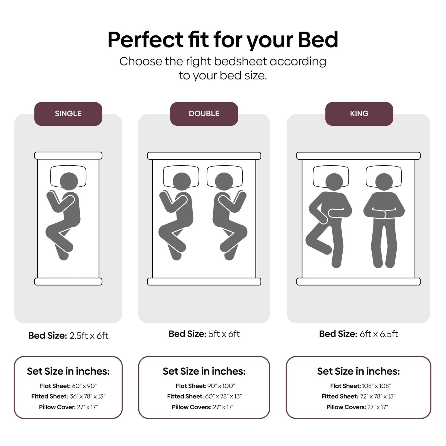 Bloomfield Dawn Combed Cotton Double Fitted Bedsheet, 186 TC - Bedsheets | haus & kinder