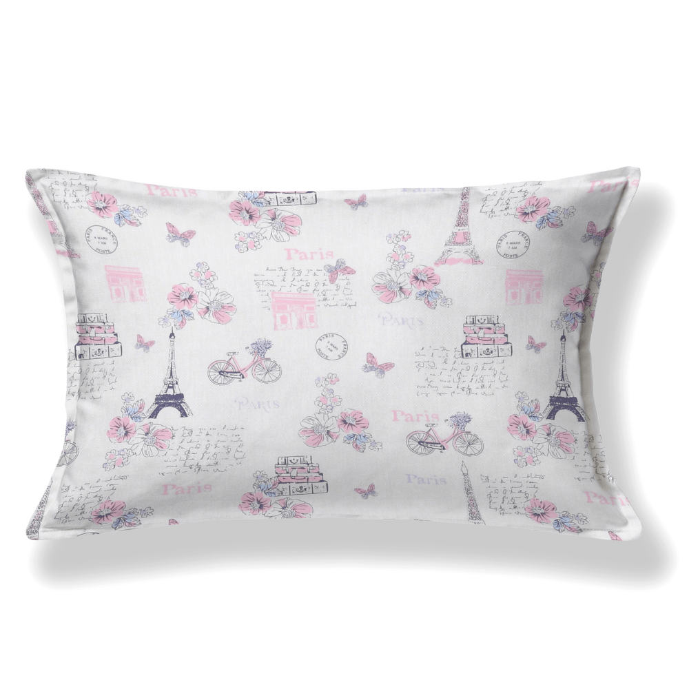Trendy Prints 100% Cotton Single Bedsheet, Paris
