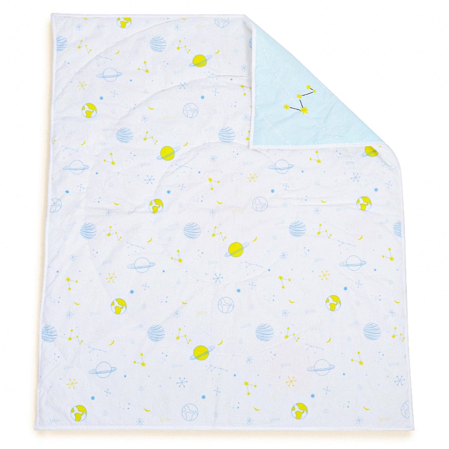 Spacewalk reversible 100% Cotton comforter with Shaped cushion, Pack of 2