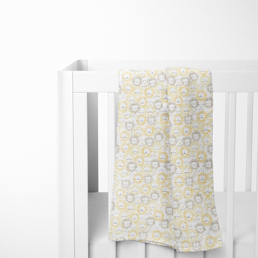Jungle Safari Collection 100% Cotton Muslin Swaddle Pack Of 4 (Woodland, Elephant, Lion, Dot)