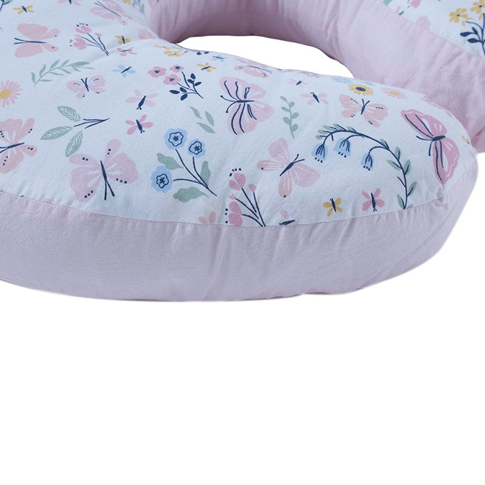 Butterfly Garden 100% Cotton Multipurpose Feeding/Nursing pillow