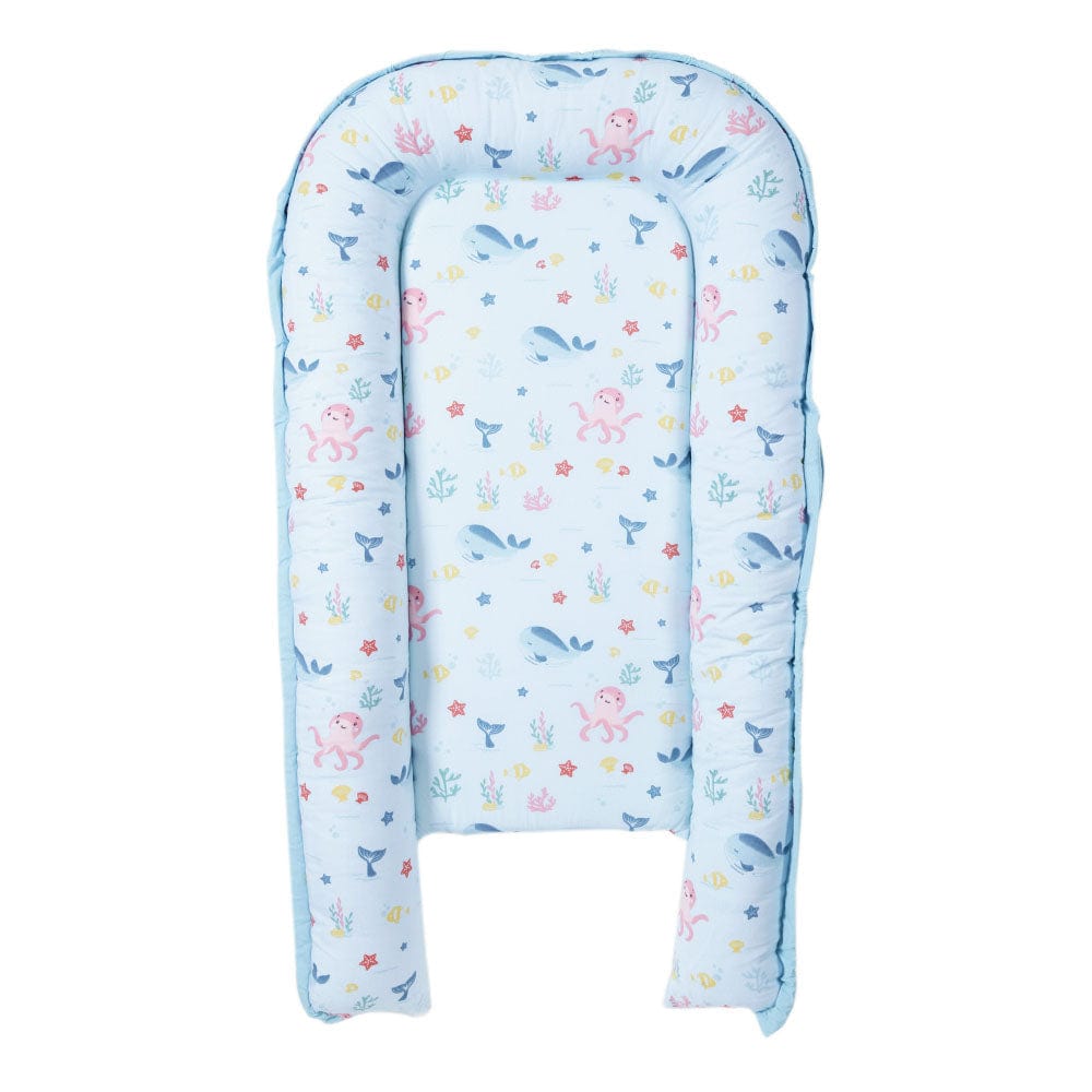 Vitamin Sea Baby Sleeping Nest, Portable Adjustable Newborn Crib Bassinet, 0-24 Months