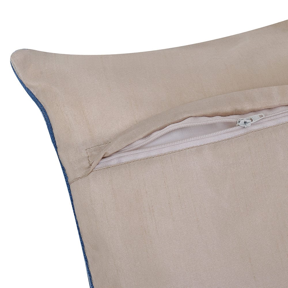 Decorative Cushion Cover, Blue Stripes