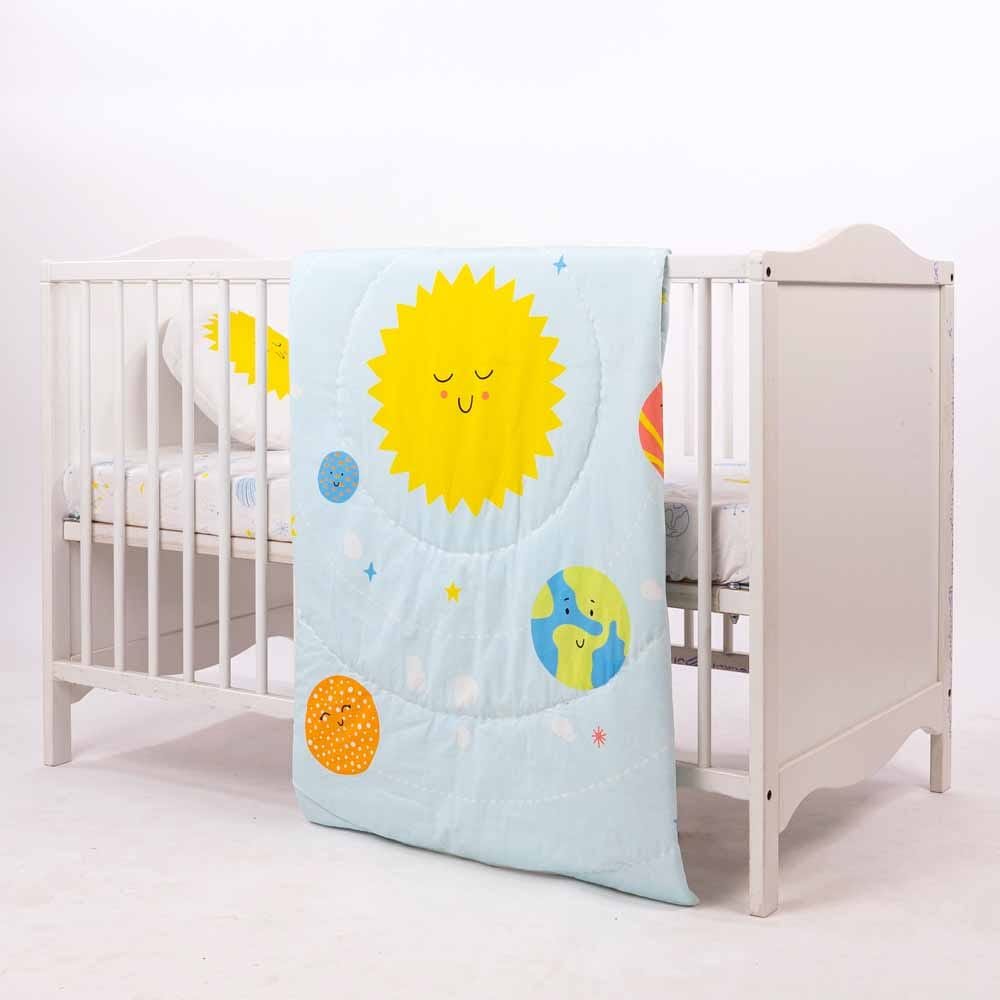SpaceWalk 100% cotton Bed in a Bag Pack of 5 - Bedding Set | haus & kinder