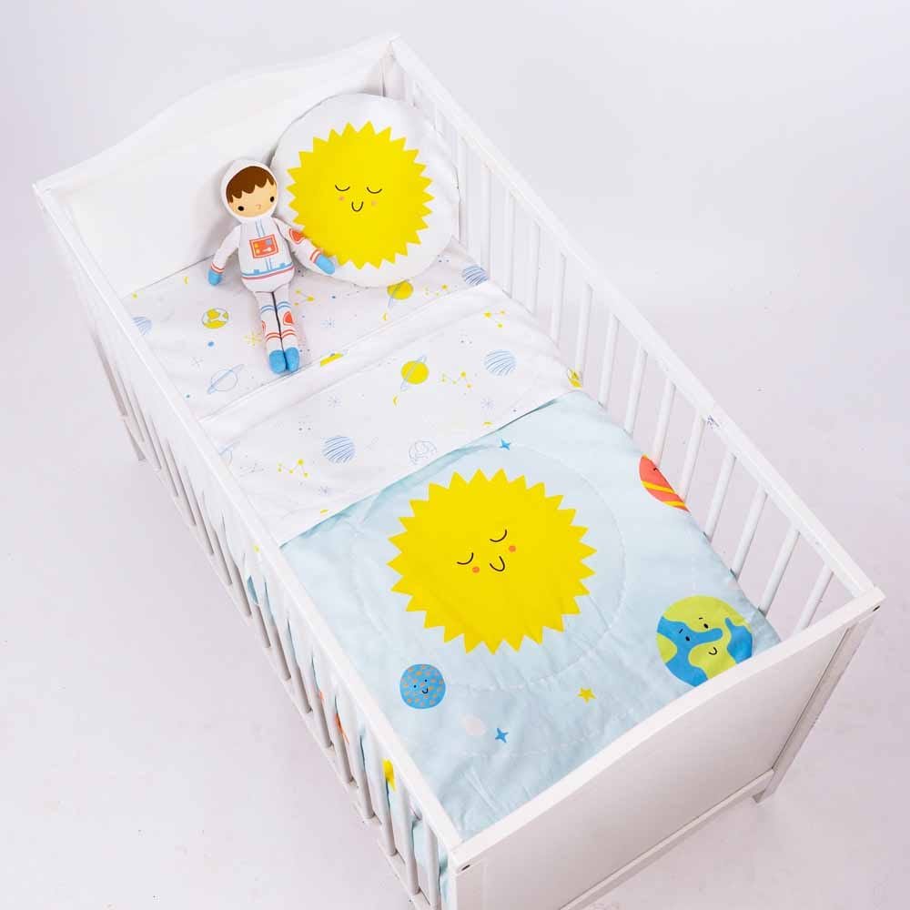 SpaceWalk 100% cotton Bed in a Bag Pack of 5 - Bedding Set | haus & kinder