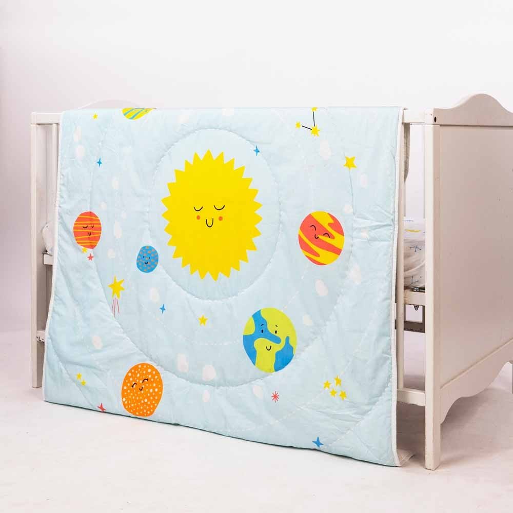 SpaceWalk 100% cotton Bed in a Bag Pack of 5 - Bedding Set | haus & kinder