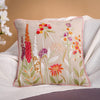 Embroidered Decorative Cushion Cover, Felt Floral