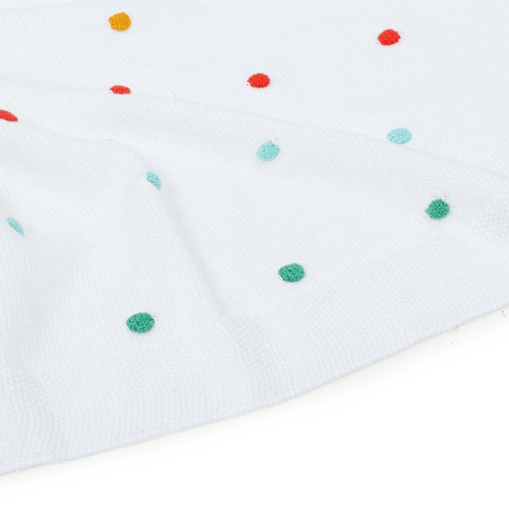 Bubble multicolor 100% pure cotton knitted Summer/AC blanket for baby