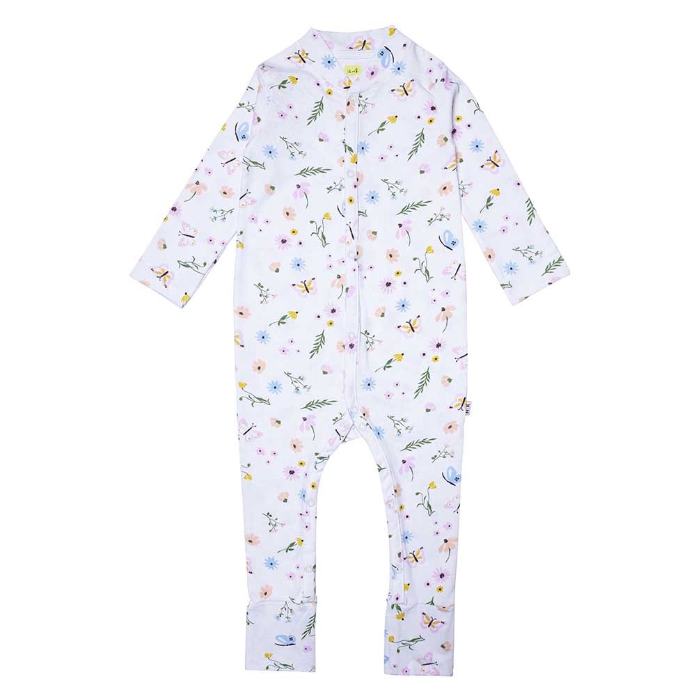Butterfly fly away Unisex sleepsuit, Multicolor