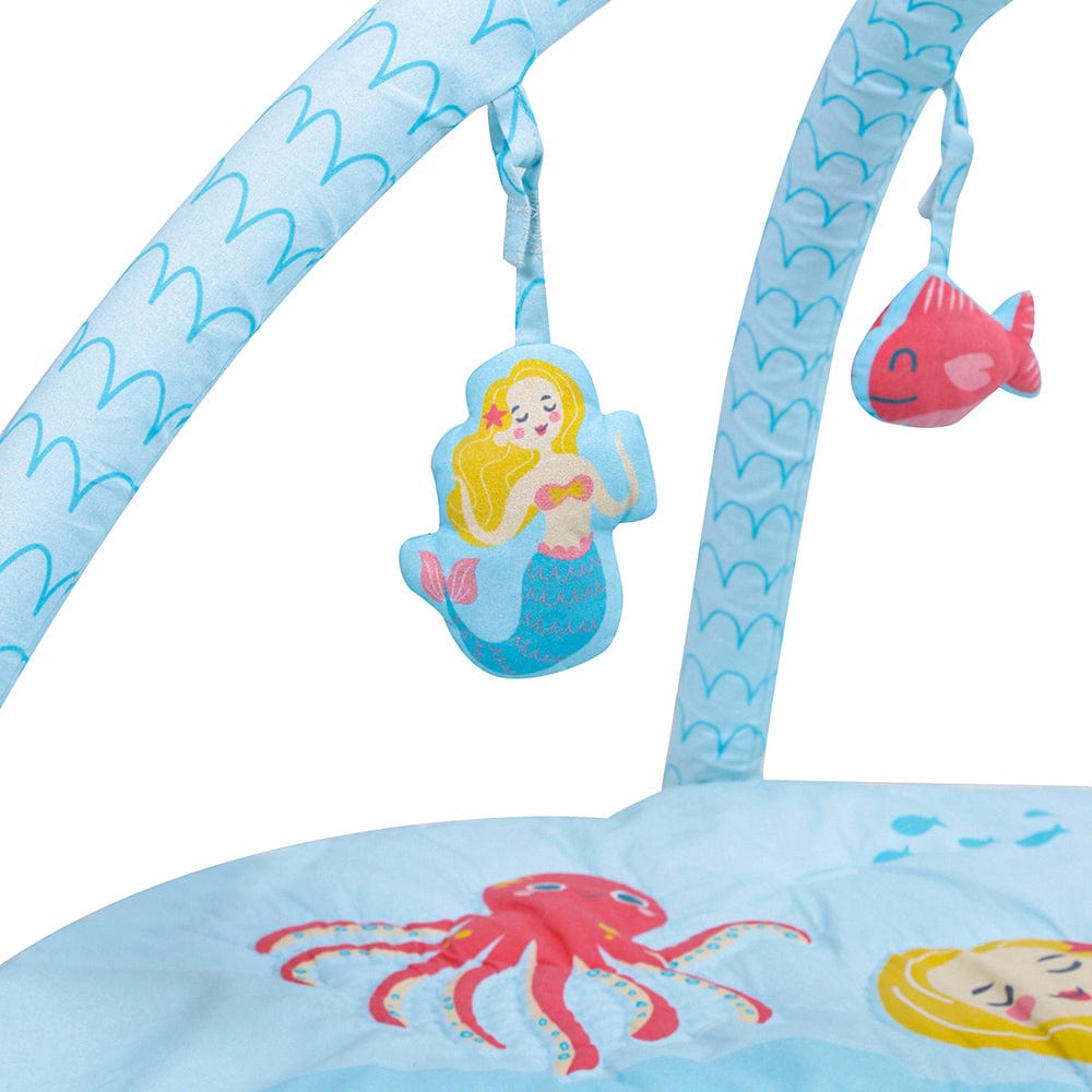 Into the Ocean Baby Activity Gym with set of 5 rattles