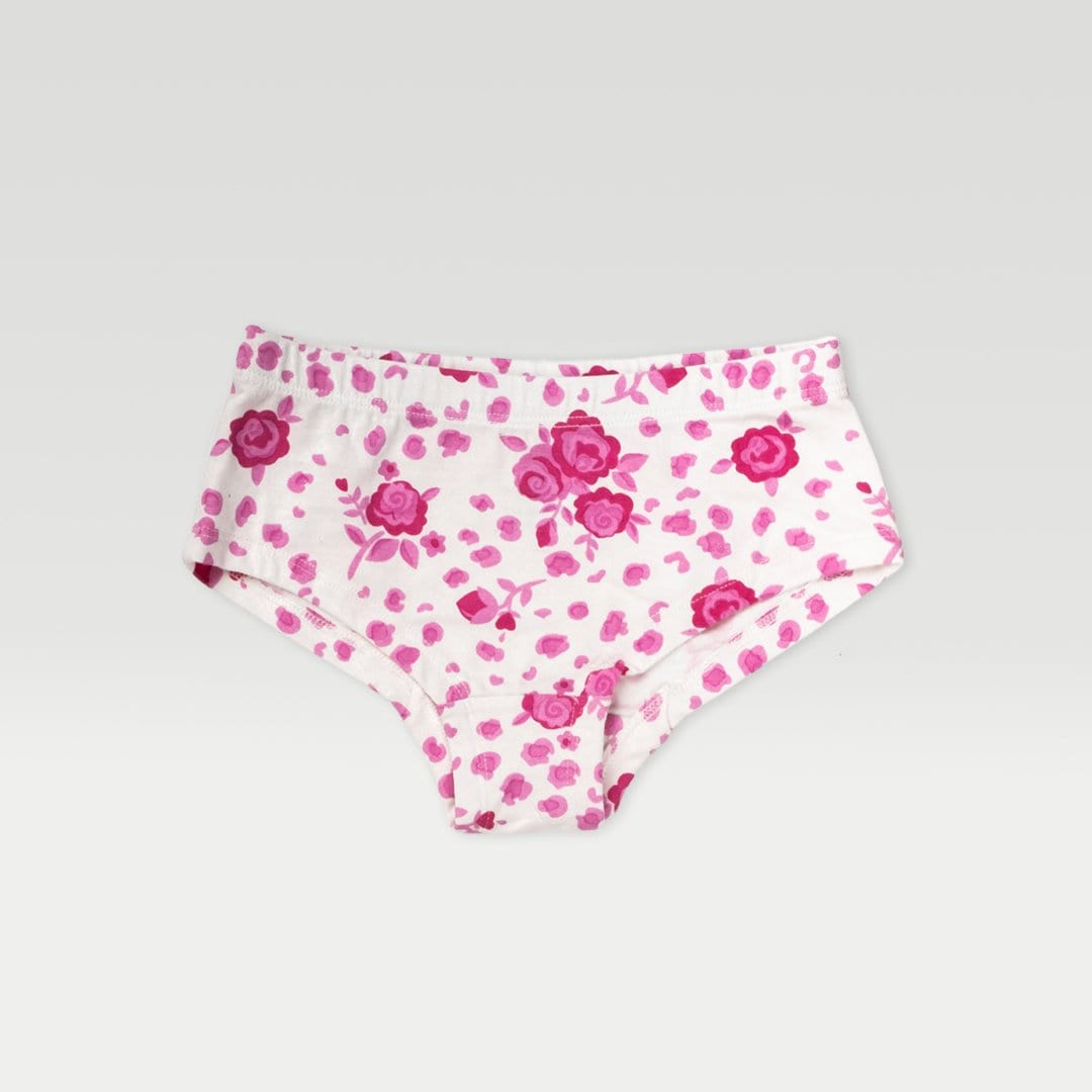 Girl Boyshorts, Pack of 3, Bio-wash Cotton Antibacterial Finish (1-10 Years)
