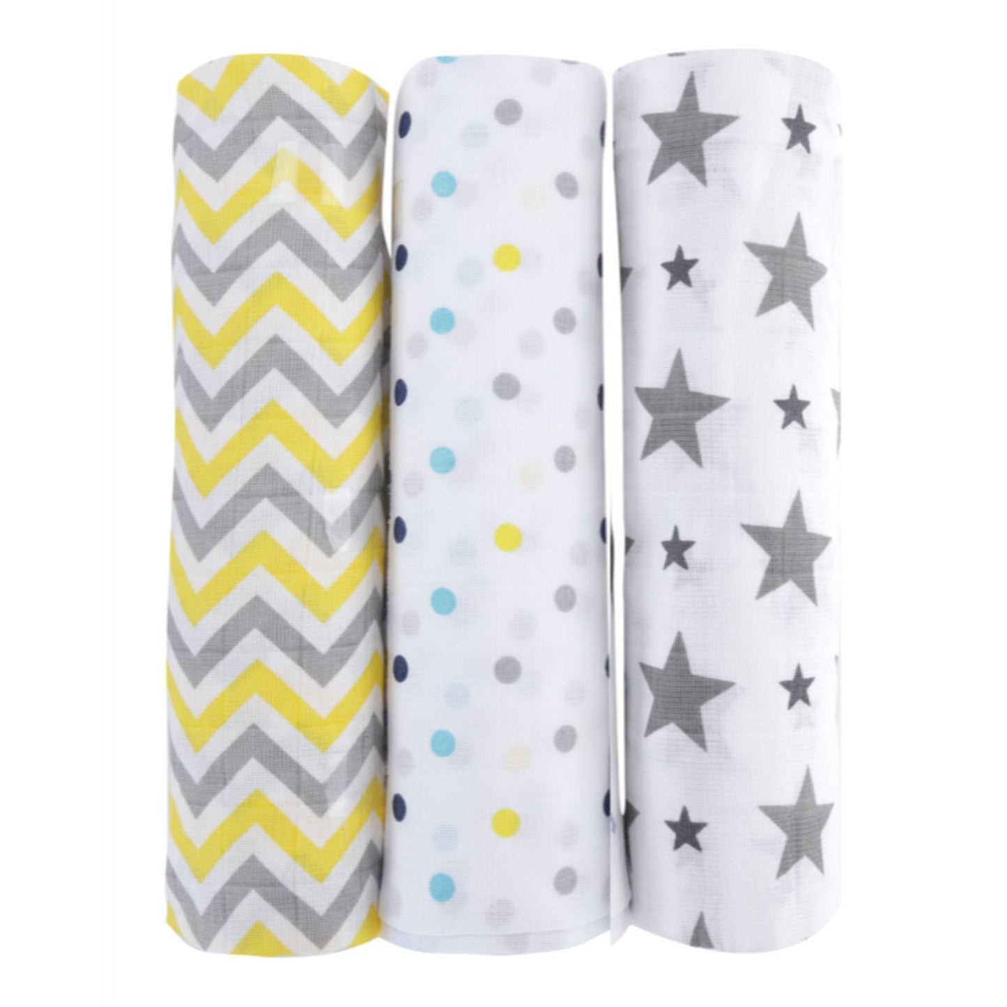 Muslin Swaddles, Pack Of 3