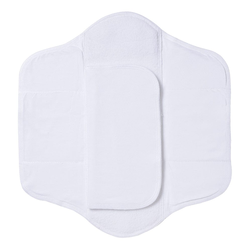 Freesize trifold cotton inserts with booster pads