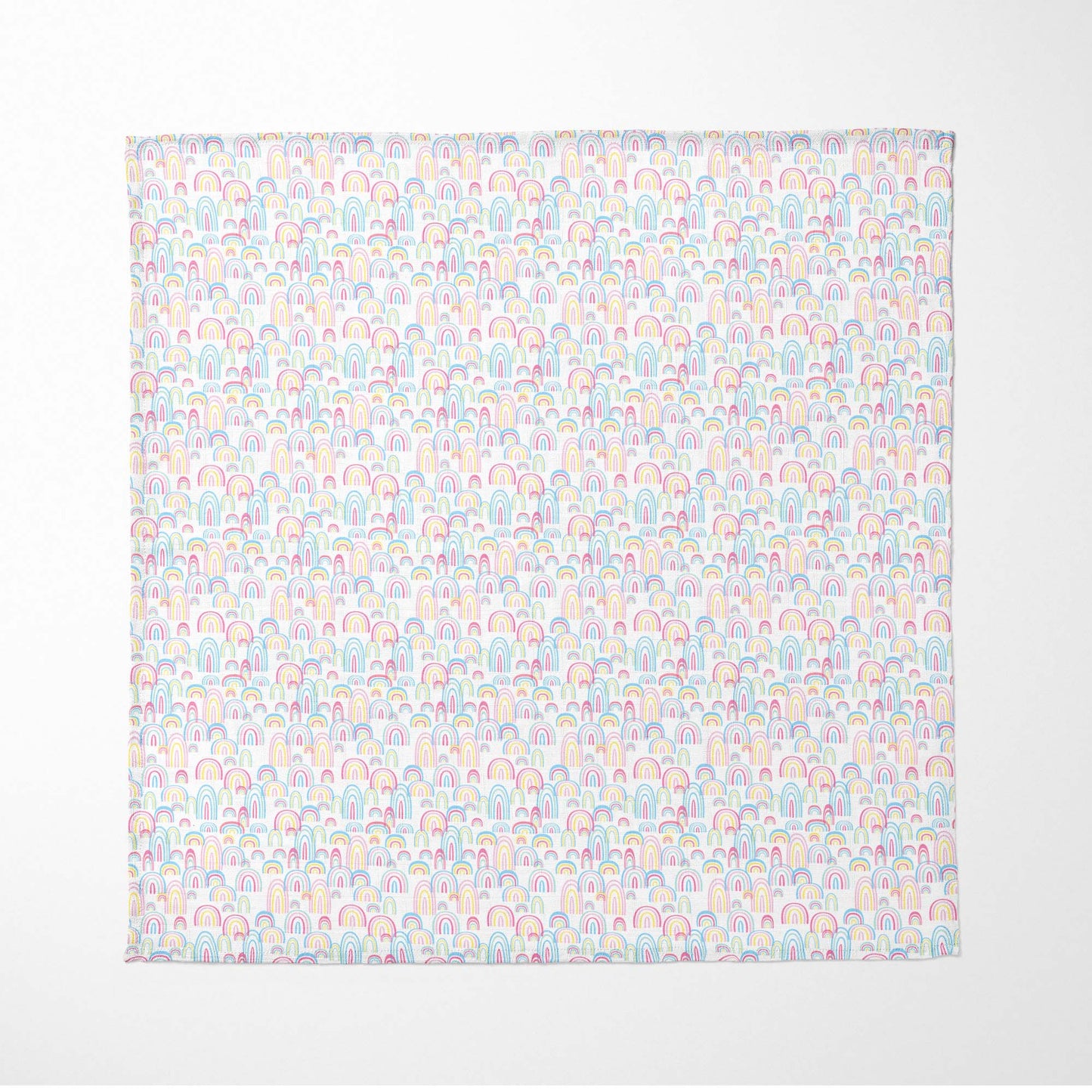 Rainbow Collection 100% Cotton Soft Muslin Swaddles Wrap for Newborn Baby - Pack of 3, Multicolor