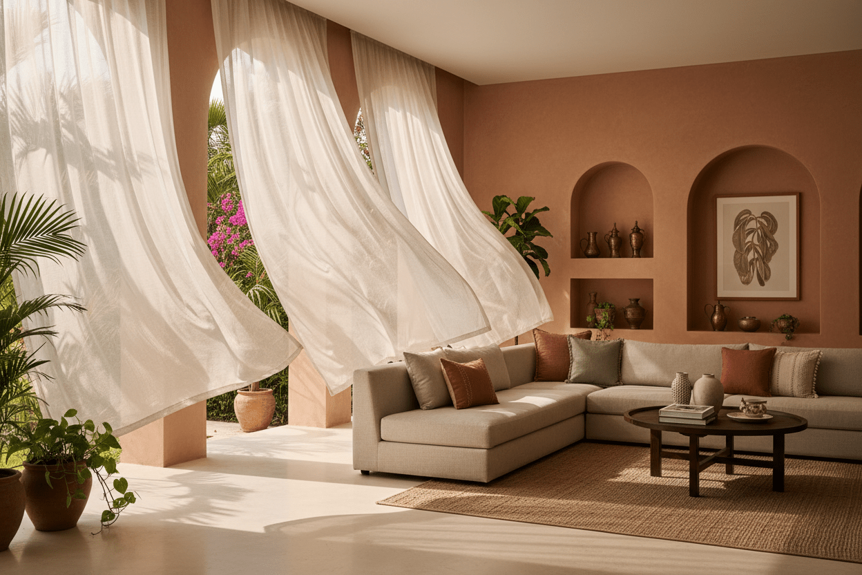 Best Curtain Fabrics for Indian Summers: A Material-First Buyer's Guide - haus & kinder