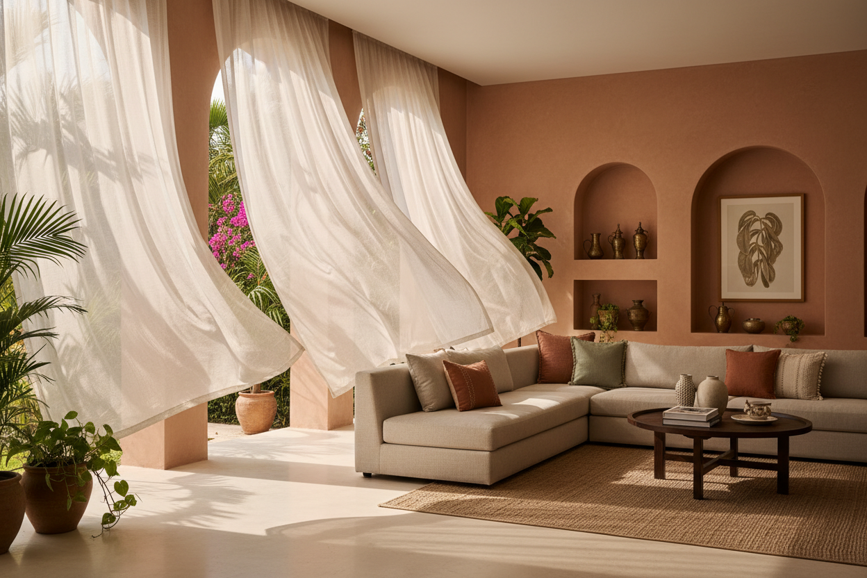 Best Curtain Fabrics for Indian Summers: A Material-First Buyer's Guide