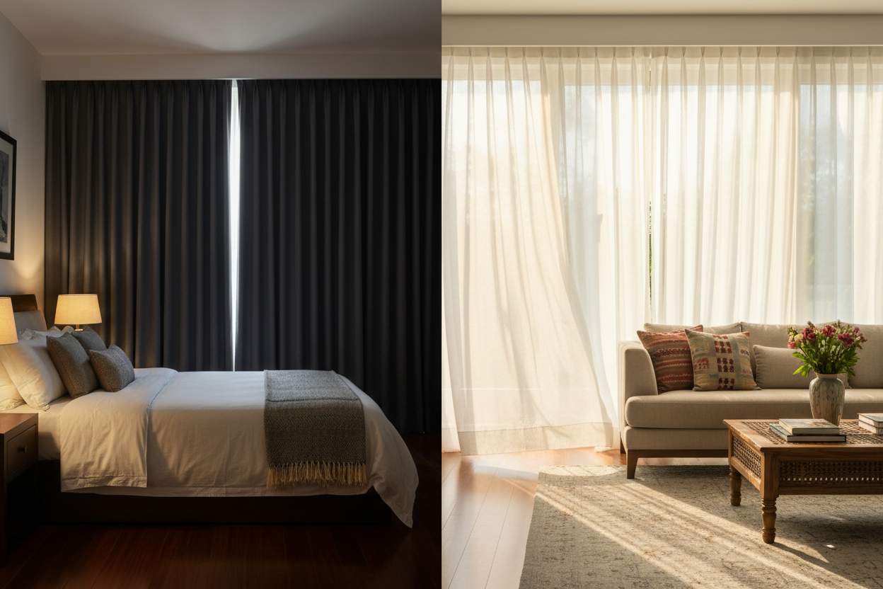 Blackout vs Sheer Curtains: Which One Should You Choose?
