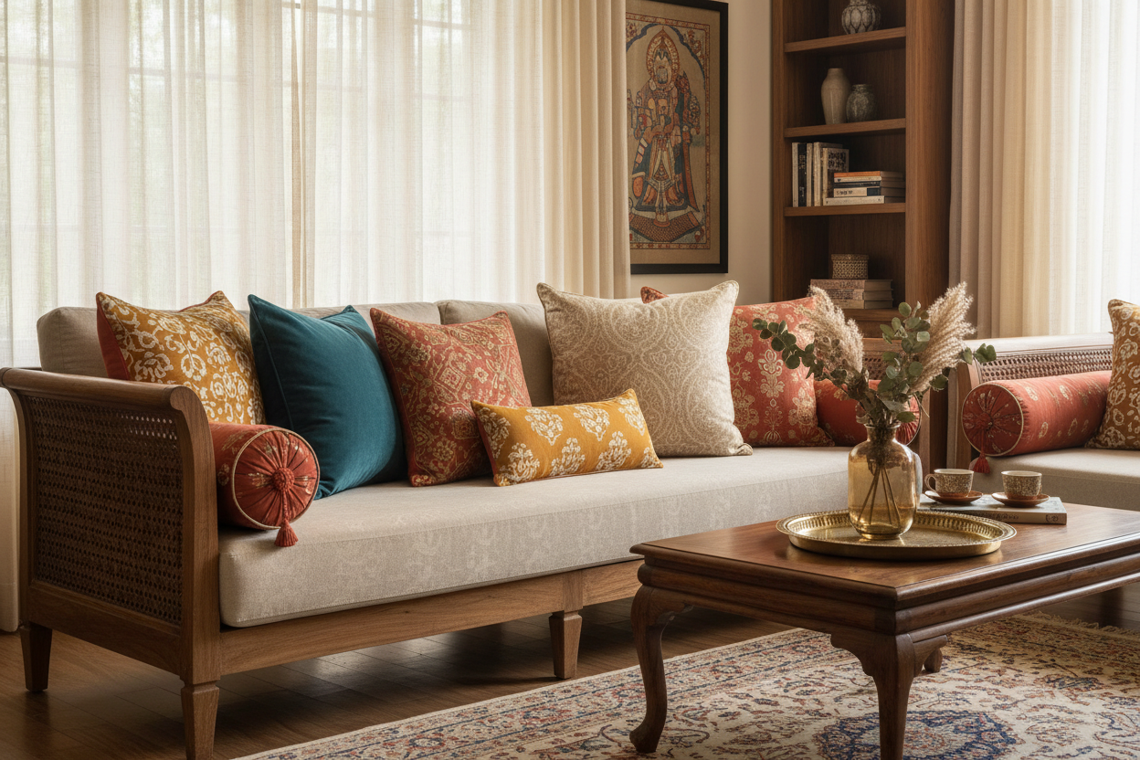 Cushion Cover Guide: Materials, Sizes, and Styling for Indian Homes