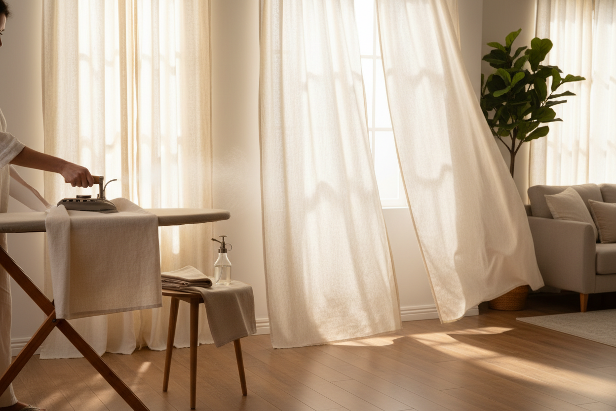 Curtain Care Guide: How to Wash, Iron, and Maintain Curtains the Right Way