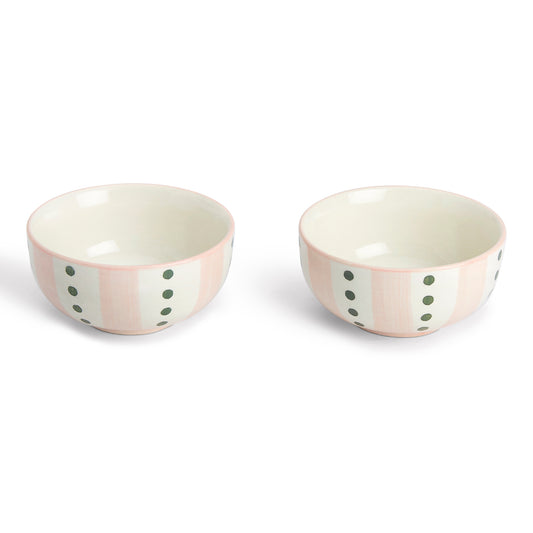 VM Ceramic Hand painted Small Bowl, Set of 2