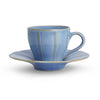 Nimbus Clay Cup & Saucer- Sky Blue