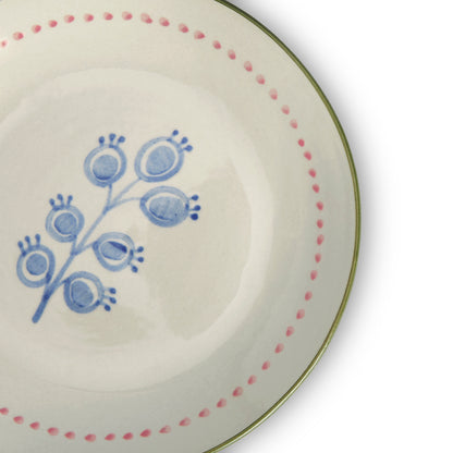 VM Ceramic Handpainted Side Plate, Multicolor