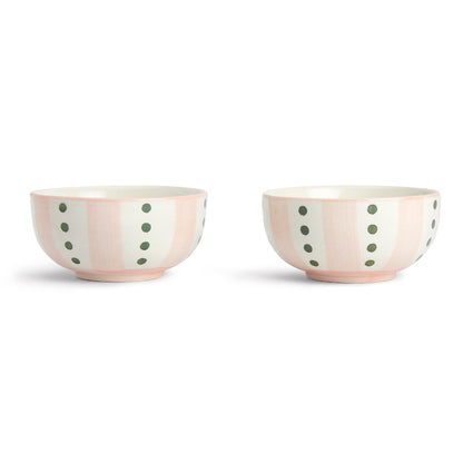 VM Ceramic Hand painted Small Bowl, Set of 2