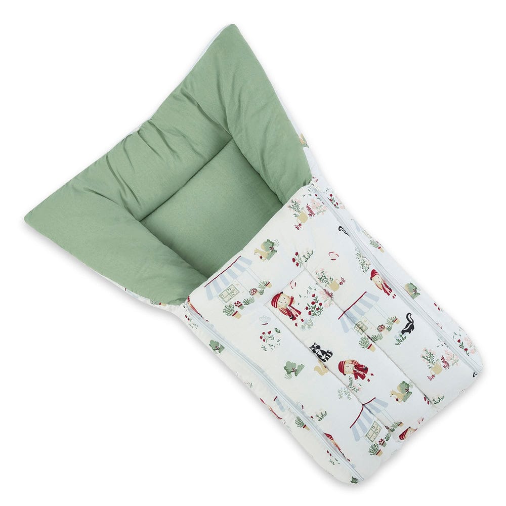 Scarlet 100% Cotton Carrier Nest cum sleeping bag 0- 3 Months Lightweight