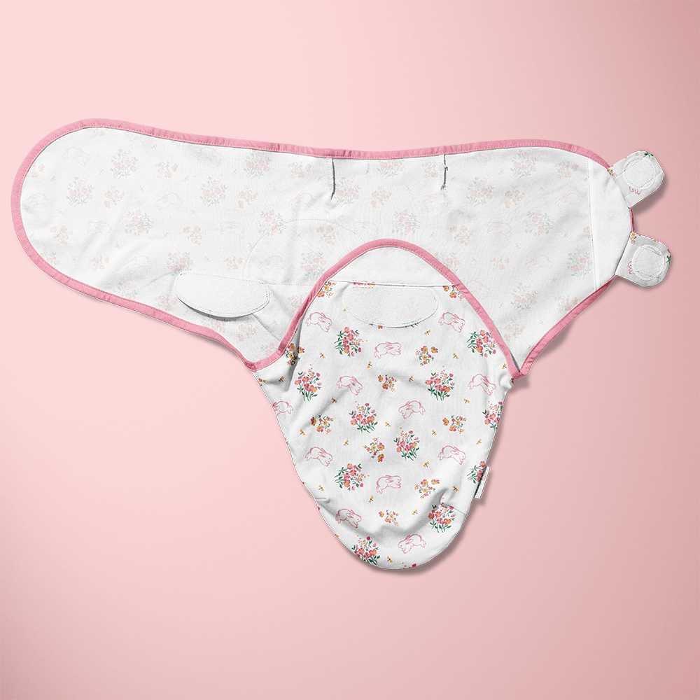 H&K Dreamsack Easy Wrap Swaddle, Magical Garden. Size (0-3 months) Pack of 2