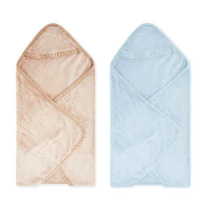 Super Soft Plush Baby Hooded Flannel Blanket ( 0 - 6 Months)