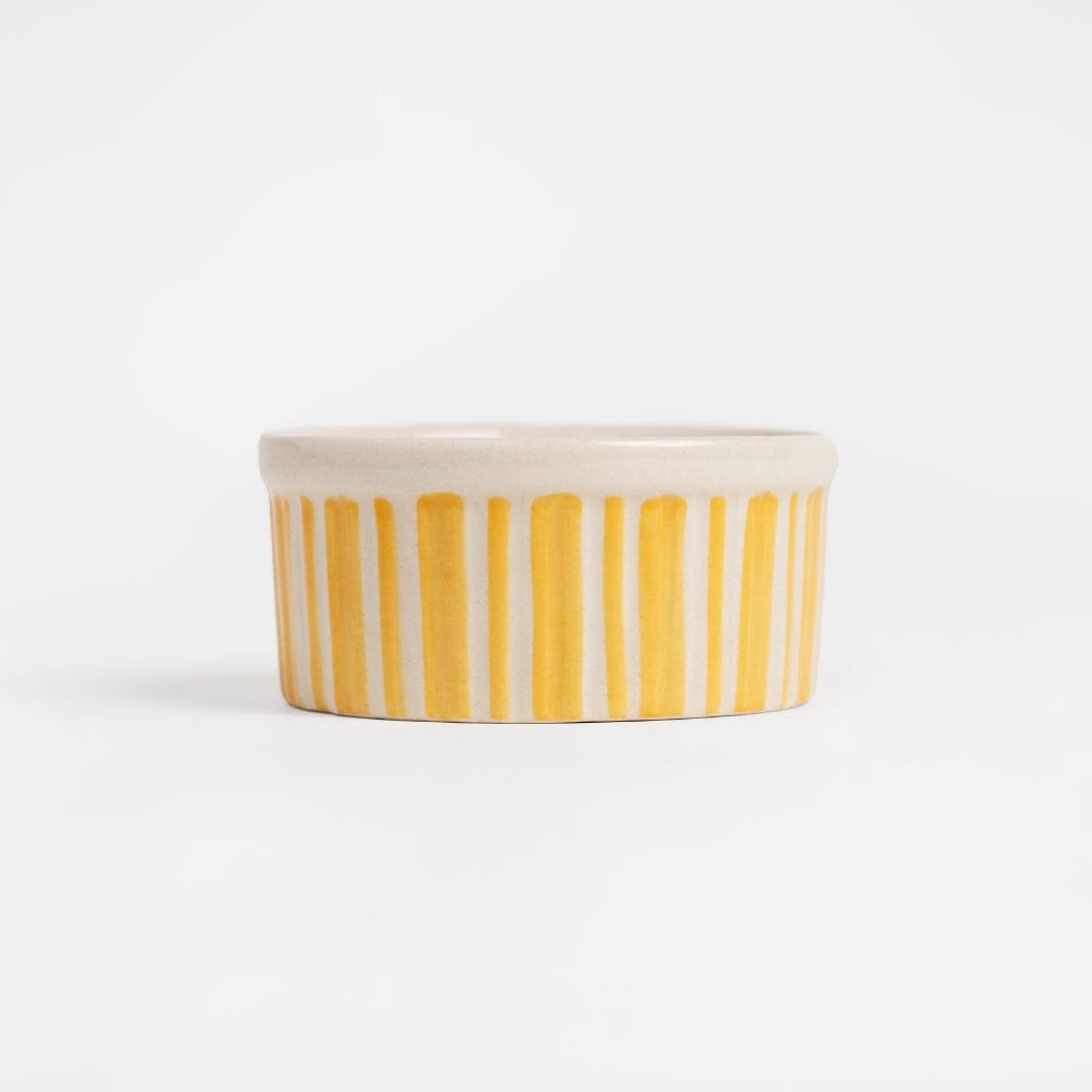 Roman Stripe Ramekin, set of 4