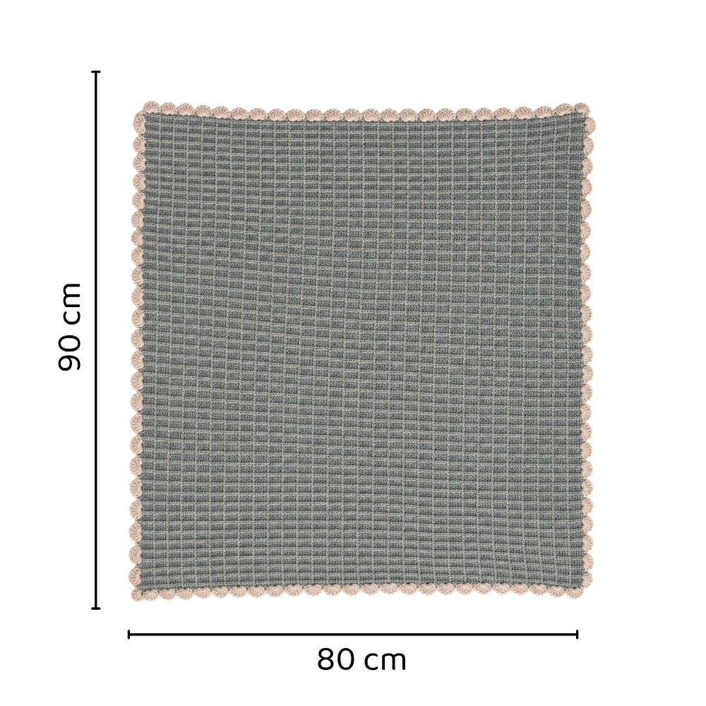 Twilight Moon Knitted Lace Blanket (0-2Y) - Swaddles and Blankets | haus & kinder
