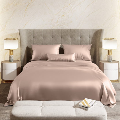 Satin Royale Golden Sand 300TC Satin Double Bedsheet