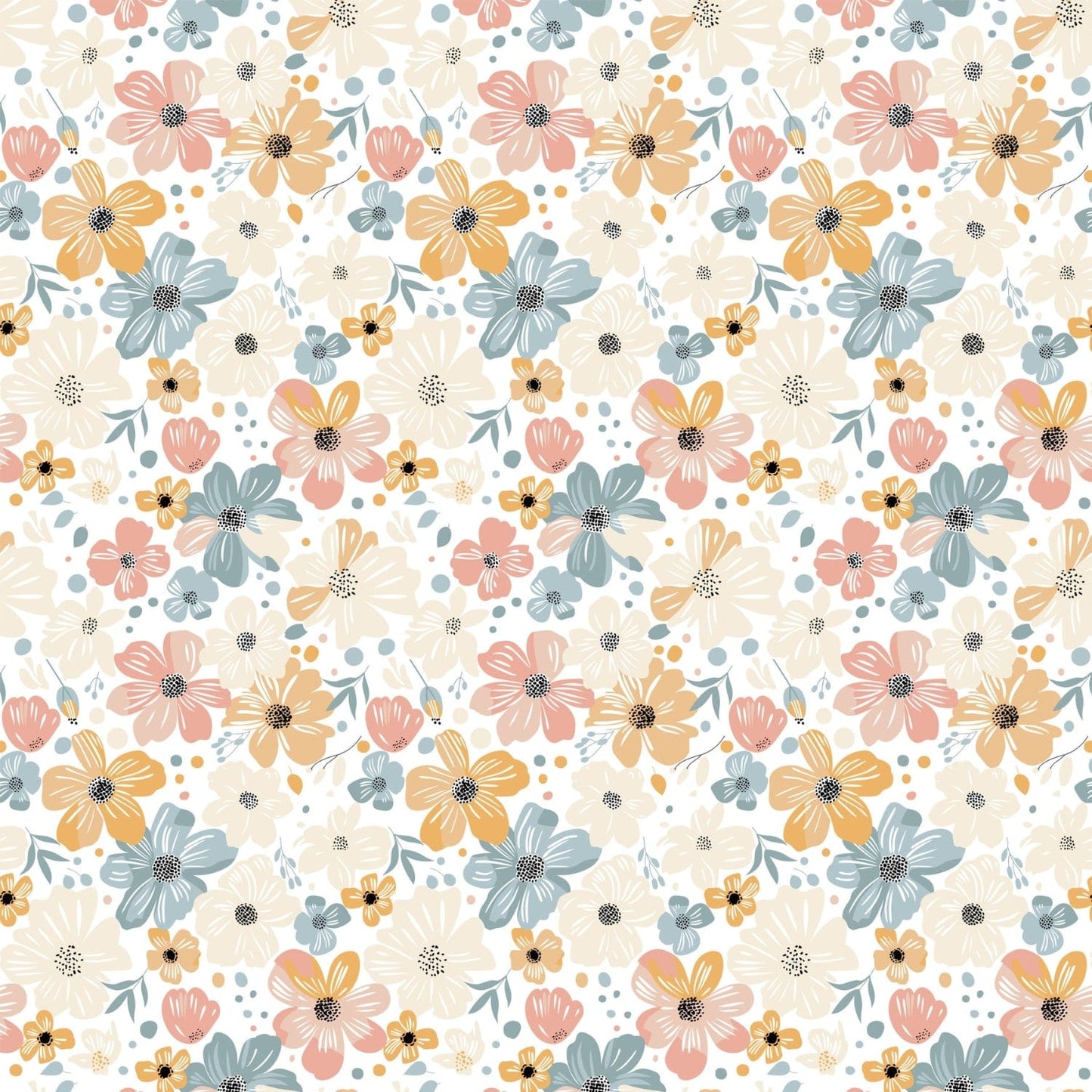 Hawaiian Petals 100% Cotton Single Bedsheet, 144 TC