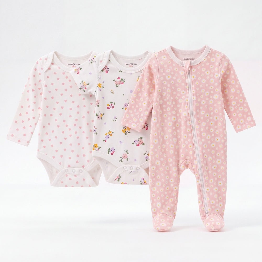 First Bloom 3-Piece Everyday Essentials Set - Baby Essentials | haus & kinder