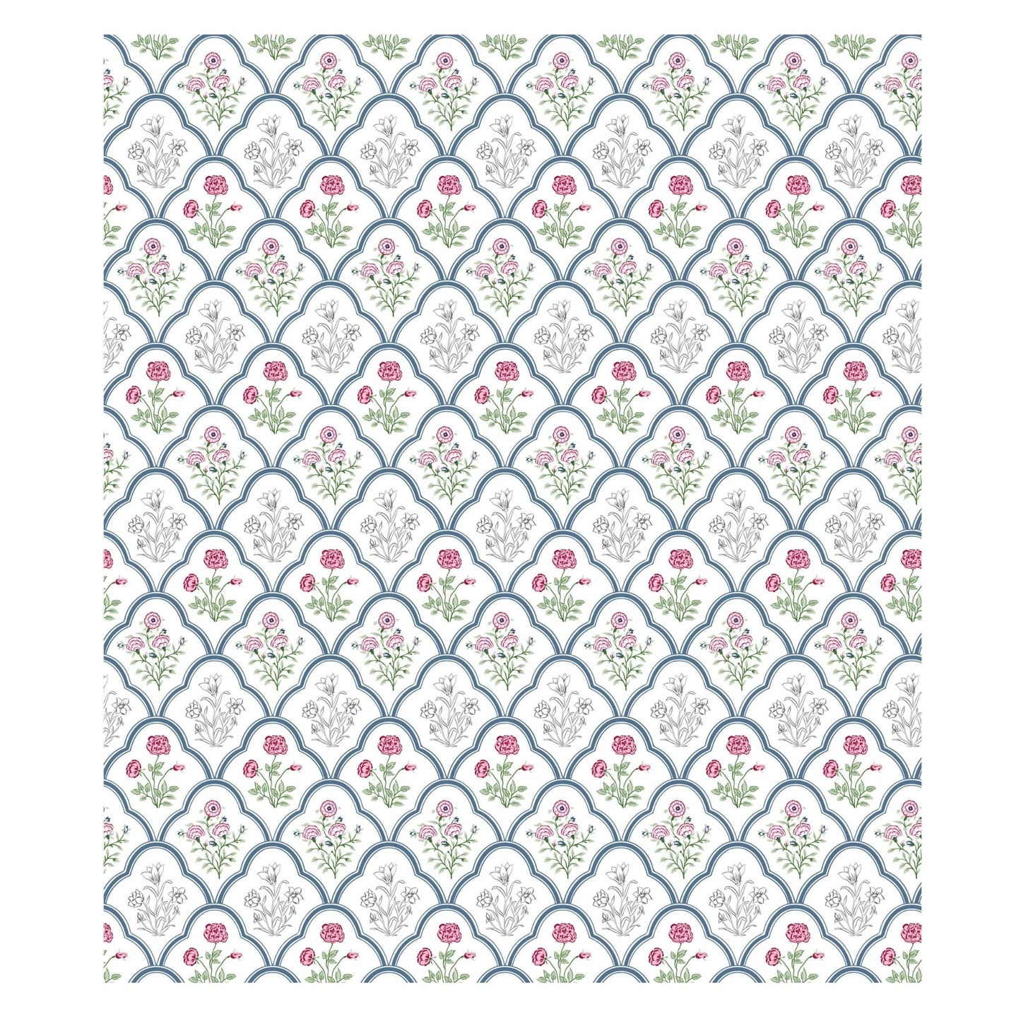 100% Cotton Single/Double Size Reversible AC Blanket - Classic Trellis