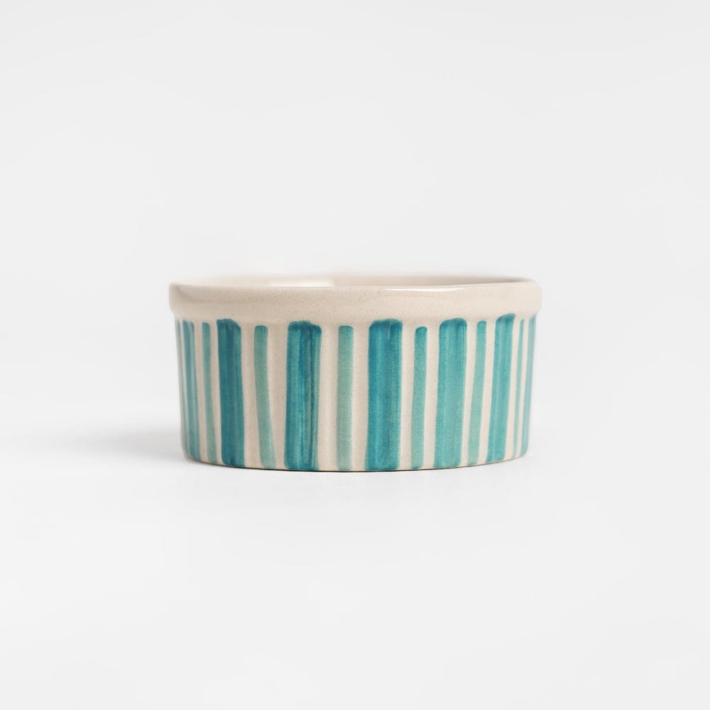 Roman Stripe Ramekin, set of 4