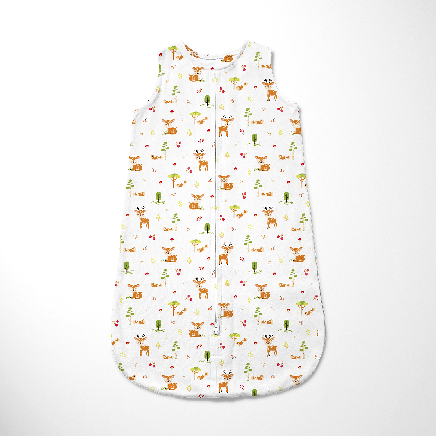 H&K Dreamsack Sleeping Bag, Whimcical Woodland, Off White