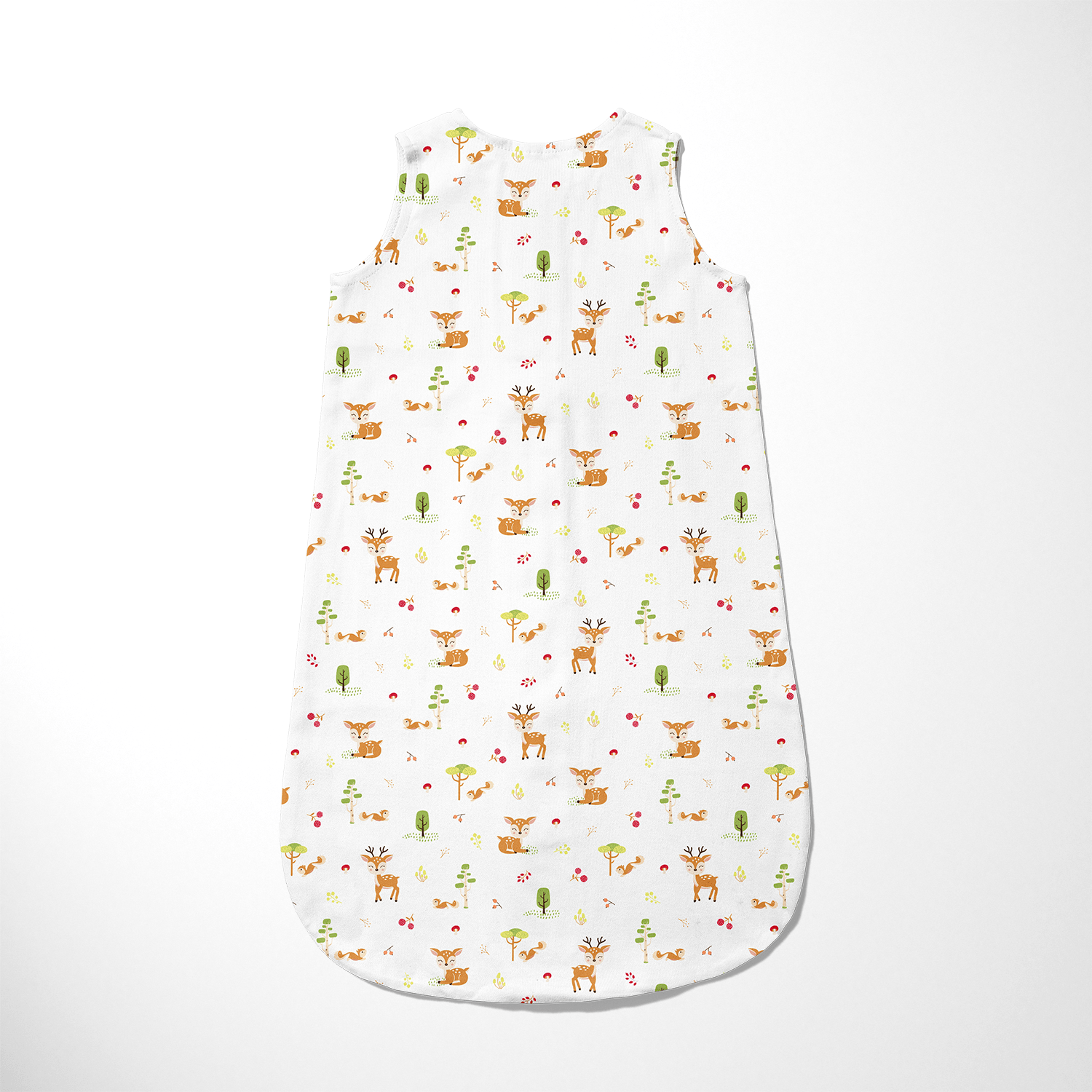 H&K Dreamsack Sleeping Bag, Whimcical Woodland, Off White