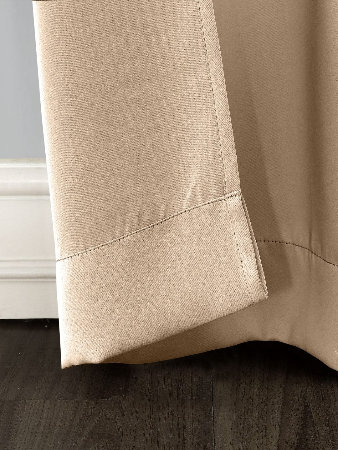 Solid blackout curtains set of 2, Ecru