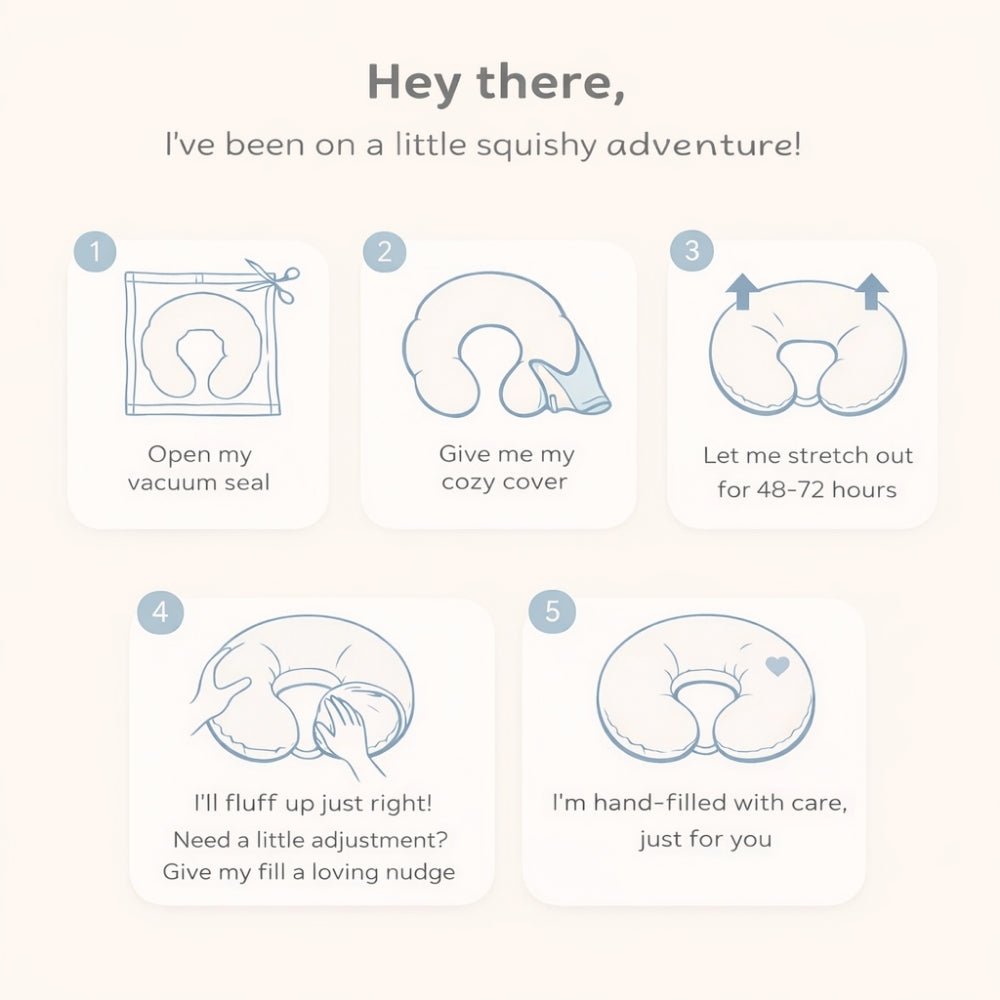 Whimsical Woodland 100% Cotton Multipurpose Feeding/Nursing pillow