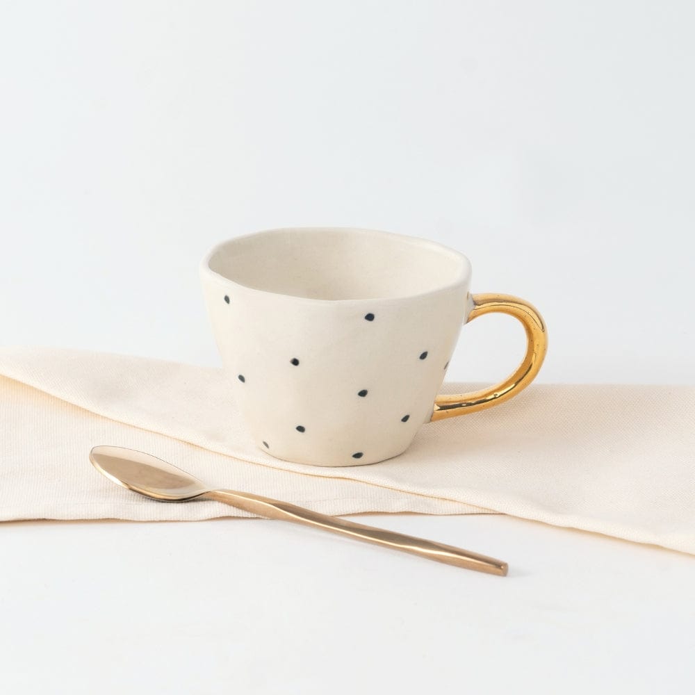 Lovestruck Polka ceramic cup, Set of 2