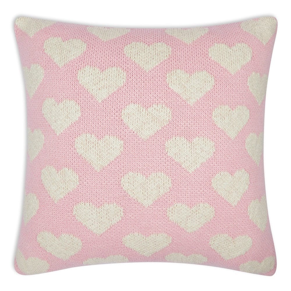 Blush Heart Duo : Pack of 2 Cushion Cover